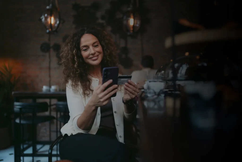 woman on cell phone